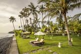 Bali - Kubu Indah, Strandbereich & Sonnenliegen