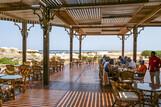 Marsa Alam - Marsa Nakari - Terrasse Blick aufs Meer