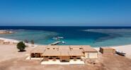 Marsa Alam - Marsa Nakari - Luftbild mit Blick aufs Meer