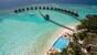 Malediven - Thulhagiri Island Resort, Aerial Wasserbungalows und Pool