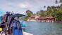 Indonesien - Nordsulawesi - Bastianos Froggies Lembeh - Blick vom Jetty auf die Standardzimmer