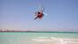 Hurghada - Harry Nass Kitecenter, Kite Action bei Magawish Island