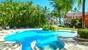 Cabarete, Villa Taina, Pool mit Blick Richtung Strand